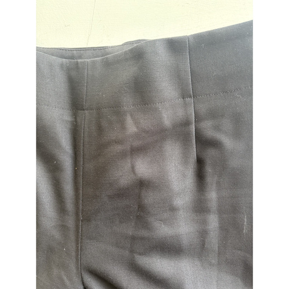 Talbots Womens 8p Black Wool Blend Straight Leg Stretch Preppy - Picture 3 of 4